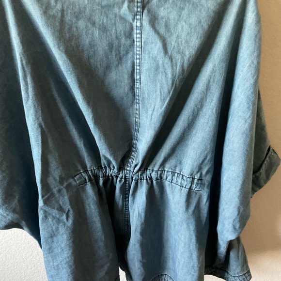 Anthropologie Pilcro denim poncho/jacket - Picture 11 of 11
